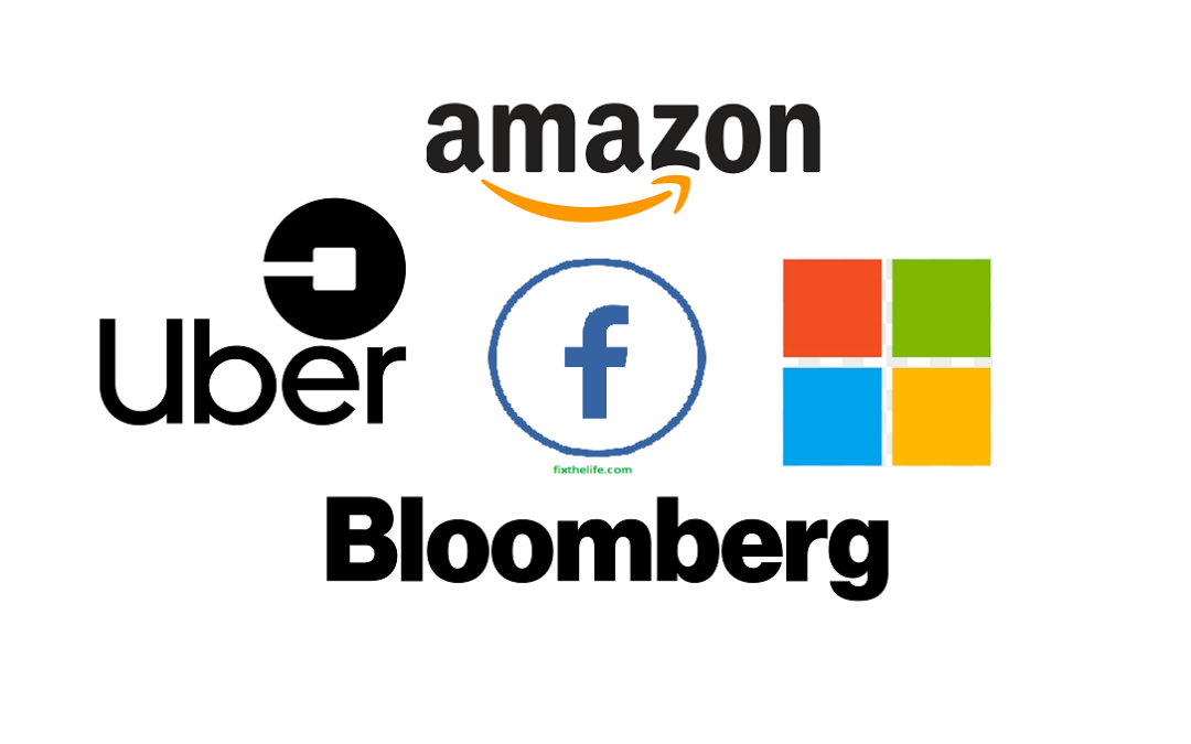 Facebook apple amazon openstreetmapdickinsonbloomberg