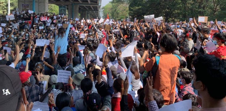 Protests in Myanmar Continue Despite Netblocks